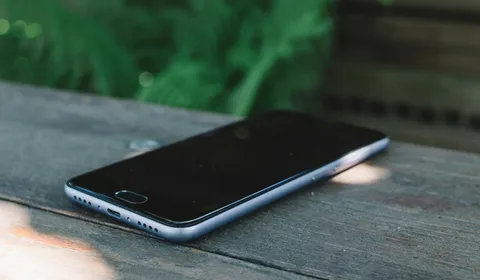 A phone set aside during a digital break